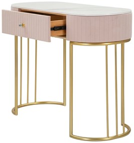 Consolle rosa 100x40 cm Montpellier - Mauro Ferretti