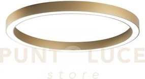 Plafoniera led demos oro led 120w 16350 lm 3000k 4000k 6500k 120x8,5cm