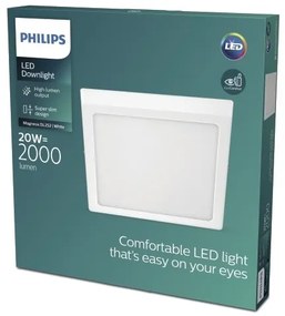Philips - Plafoniera LED MAGNEOS LED/20W/230V 2700K bianca