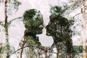 Carta da parati – Forma dell'amore