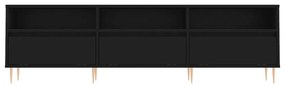 Mobile porta tv nero 150x30x44,5 cm in legno multistrato