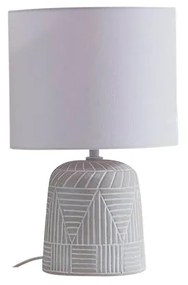 Lindby - Thalassia Lampada da Tavolo Ø26 Grey/White Lindby