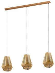 Eglo 43228 - Lampadario a sospensione con filo CHIAVICA 3xE27/28W/230V