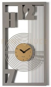 Orologio classico gropius fango,oro laccato