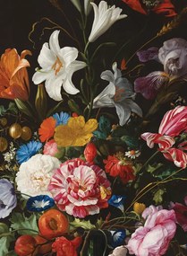 KEK Amsterdam Carta da parati panoramica Golden Age Flowers 4 - Multicolor - 3.896m