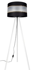 Lampada da terra CORAL 1xE27/60W/230V bianco/nero/oro