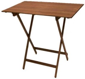 Tavolo da picnic in legno di faggio 60 x 100 noce