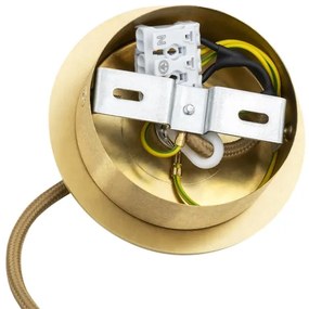 Argon 8489 - Lampadario a sospensione con filo HAMPTON 1xE14/7W/230V oro