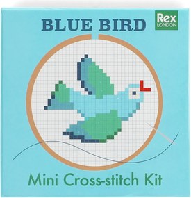 Set creativo punto-croce Cross-stitch Kit Blue Bird - Rex London