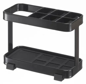 Porta spazzolino e dentifricio nero Tower - YAMAZAKI