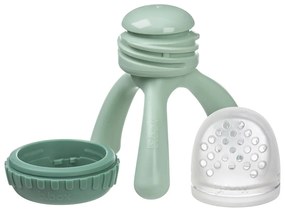Ciuccio per alimenti e massaggiagengive - verde chiaro