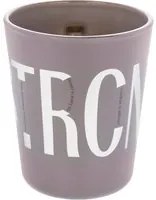 Tazza in vetro 370 ml scritta Strong Glassy