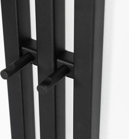 Attaccapanni da parete nero in metallo 65 cm Senza – Spinder Design