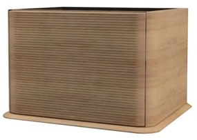 Mobile da bagno sospeso sotto lavabo Bohemia L 64 x H 42 x P 50 cm tabaco laccato opaco, 1 cassetto BADEN HAUS