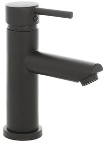 Set miscelatori lavabo e bidet nero opaco con piletta click clack York