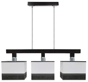 Lampadario a sospensione con filo 3xE27/60W/230V