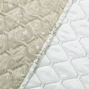 Copriletto in microfibra double-face marrone chiaro Malaga, 220 x 240 cm Alhambra - DecoKing