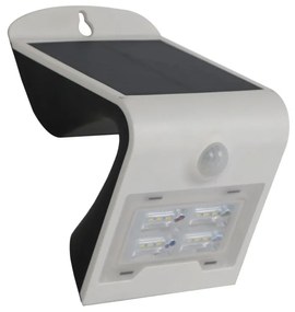 Applique Led da Esterno ad Energia Solare 2 W - bianco