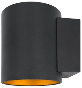 Applique SQUALLA TUBA 1xG9/50W/230V nero/oro