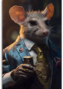 Quadro su tela – Gangster animale ratto