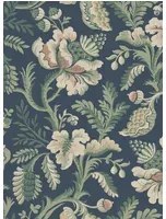 Sandberg Carta da parati Daphne - Midnight & Blue