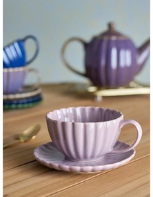 Tazzina per cappuccino rosa chiaro in gres 220 ml Latina – Bloomingville