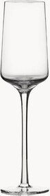 Flute da champagne in cristallo Rocks 2 pz