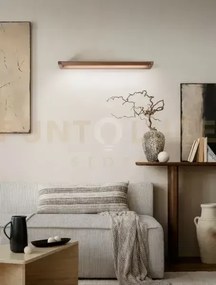 Slim applique in metallo marrone metallizzato 79,2cm orientabile le...