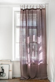 Tie Top Linen Curtain / 53x64" / 135x163cm / White