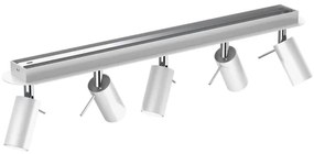 Faretto PRESTON 5xGU10/40W/230V bianco/cromo