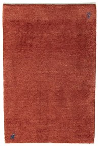 Gabbeh Tappeto 90x60 Rosso (Iran) Annodato A Mano
