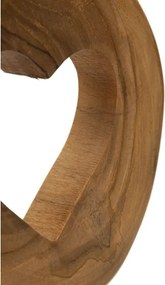 Scultura Hasi In Teak Ric. Cm 20X10X28 (Pezzi Unici - Non Rip. In Serie)
