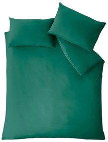 Biancheria da letto verde scuro in microfibra per letto matrimoniale 200x200 cm So Soft Easy Iron – Catherine Lansfield