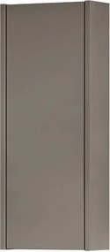 Pensile bagno Niwa cannettato laccato opaco grigio carbone, 1 anta P17 x L30 x H78.5 cm