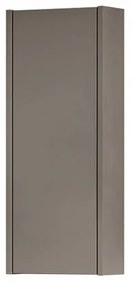 Pensile bagno Niwa laccato opaco grigio carbone, 1 anta apertura da sinistra P 17 x L 30 x H 78.5 cm