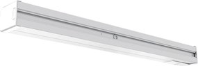 Lampada LED da Specchio 15W 66cm Cromata IP54 con Presa e Interruttore Colore Bianco Naturale 4.000K
