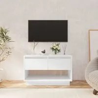 Mobile Porta TV Bianco Lucido 70x41x44 cm in Truciolato 809500