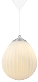 Paralume in bianco e argento ø 27 cm Around the World Medium - UMAGE