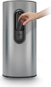 Cestino per la spazzatura color argento lucido in acciaio inox con pedale 30 l Arc – Joseph Joseph