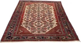 Antik Stilizzato Rosso Mattone Avorio 140x185 Cm