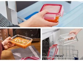 Tefal - Contenitore per alimenti 1,3 l MSEAL GLASS rosso/vetro