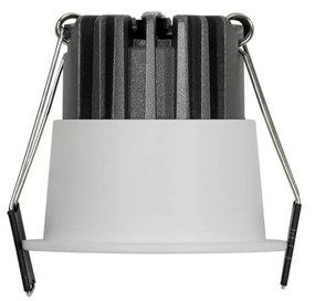 Faro da Incasso 7W Foro Ø55mm Bianco IP40 CCT BRIDGELUX LED 3 Parabole Colore Bianco Variabile CCT