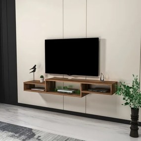 Mobile TV Sospeso 155x30x23 Con Vani A Giorno Lorenza Noce Chiaro