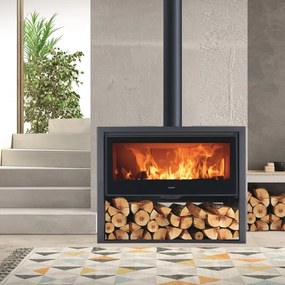 Stufa a legna PANADERO Allegro Ecodesign 9 kW nero