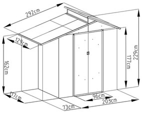 Casa giardino Oscar E-A - Rojaplast