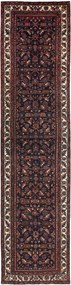 Hamedan Tappeto 410x100 Blu (Iran) Annodato A Mano
