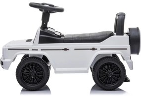 Bici a spinta Mercedes G350d 2xAA bianco/nero