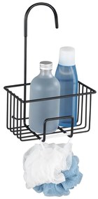 Mensola da bagno da appendere nera in acciaio inox Milito – Wenko