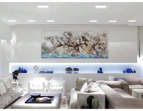 LED2 - Luce da bagno da incasso LED SLIM LED/10W/230V IP43 CRI 90