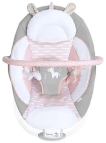 Ingenuity - Lettino vibrante per bambini con melodia FLORA THE UNICORN 3xC